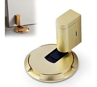 Pleasant Magnetic Door Stopper Wedge, Mechanical Door Stopper with Adjustable Height, Punch Free Invisible Door Stopper, Windproof & Silent Doorstops for Inside Doors (D)