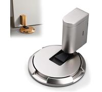 Pleasant Magnetic Door Stopper Wedge, Mechanical Door Stopper with Adjustable Height, Punch Free Invisible Door Stopper, Windproof & Silent Doorstops for Inside Doors (G)