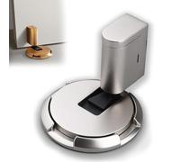 Pleasantk Door Wedge, Door Wedge Stopper, Upgrade Magnetic Door Stopper, Punch Free Invisible Door Stopper, Silent & Secure Mechanical Stopper for Home Office Doors (Silver)