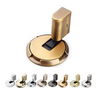 Pleasantk Door Wedge Stopper, 2025 New Door Wedge Stopper, Statisticsing Door Stopper Wedge with Adjustable Height, No-Drill Installation (Golden)