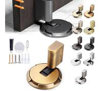 Pleasantk Door Wedge Stopper, Door Stopper Alarm Wedge, Door Stopper Wedges, Mechanical Door Stopper No-Drill Installation Windproof & Silent Secure Adjustable Height (Yellow Bronze)