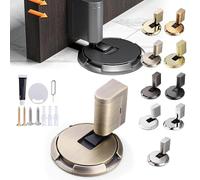 Pleasantk Door Wedge Stopper, Door Stopper Alarm Wedge, Door Stopper Wedges, Mechanical Door Stopper No-Drill Installation Windproof & Silent Secure Adjustable Height (Bronze)