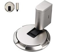 Pleasantk Door Wedge Stopper, Door Wedge Stopper, Statisticsing Door Stopper Wedge with Adjustable Height, No-Drill Installation, Silent & Secure Mechanical Stopper for Home Office Doors (Silver2)