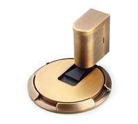 Pleasantk - Fermaporta magnetico, piacevole e senza fori, installazione senza fori, altezza regolabile, antivento e anti-slam, per porte di hotel, casa, ufficio (bronzo)