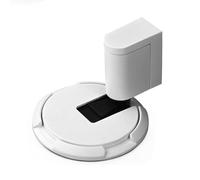 Pleasantk - Fermaporta magnetico, piacevole e senza fori, installazione senza fori, altezza regolabile, antivento e anti-slam, per porte di hotel, casa, ufficio (bianco)