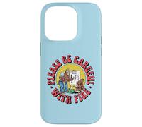 Please Be Careful With Fire Smokey Bear Vintage Sketch Custodia per iPhone 14 Pro