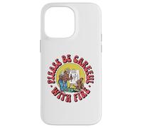 Please Be Careful With Fire Smokey Bear Vintage Sketch Custodia per iPhone 14 Pro Max