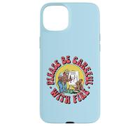 Please Be Careful With Fire Smokey Bear Vintage Sketch Custodia per iPhone 15 Plus