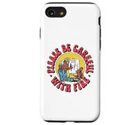 Please Be Careful With Fire Smokey Bear Vintage Sketch Custodia per iPhone SE (2020) / 7/8