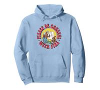 Please Be Careful with Fire Smokey Bear Vintage Sketch Felpa con Cappuccio