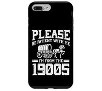 Please Be Patient 1900s Horse Funny Daying Uomini Donne Bambini Custodia per iPhone 7 Plus/8 Plus