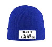 Please Be Patient I Have Autism Unisex Watch cap Sportivo Berretto Invernale Morbido Beanie Cappello per Calcio All'Aperto Arrampicata