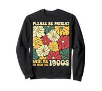 Please Be Patient I'm from 1900s Boho Floral Design Felpa