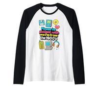 Please Be Patient with Me 1900s Retro 90s Boomer Mamma Donne Maglia con Maniche Raglan