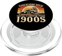 Please Be Patient With Me I'm From The 1900, design vintage PopSockets PopGrip per MagSafe