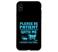Please Be Patient With Me I'm From The 1900s Pixel Wagon Custodia per iPhone XS Max