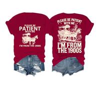 Please Be Patient with Me I'm from The 1900S Shirt, Porpora, XL
