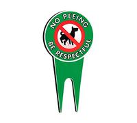 Please Be Respectful No Peeing Sign - Lawn Sign with Metal H-Stakes