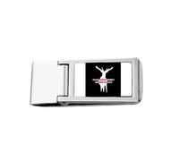 Please Cherish Our Only Neighbor On Earth - Portafoglio sottile con fermasoldi in acciaio INOX