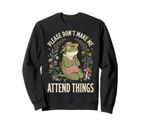 Please Don't Make Me Attend Things Pantofolaio Felpa