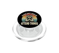 Please Don't Make Me Attend Things Pantofolaio PopSockets PopGrip per MagSafe
