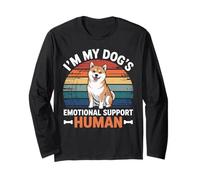 Please Don't Pet Me I'm Working Emotional Support Human Maglia a Manica