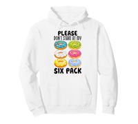 Please Don't Stare At My Six Pack Felpa con Cappuccio