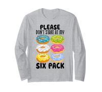 Please Don't Stare At My Six Pack Maglia a Manica