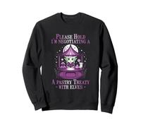 Please Hold I'm NEGOTIATING A Pastry Treaty with Elves Felpa