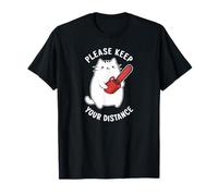 Please Keep Your Distance social tees For Introverts Funny Maglietta
