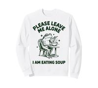 Please Leave Me Alone I Am Eating Soup Frog Felpa