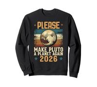 Please Make Plutone A Planet Again 2026 Lettera Messaggio Stile Felpa