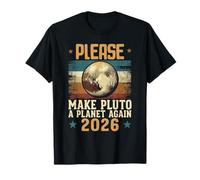 Please Make Plutone A Planet Again 2026 Lettera Messaggio Stile Maglietta