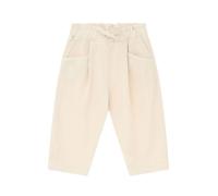Please pantaloni bambina con coulisse panna 5a