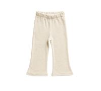 Please pantaloni bambina in maglia flare ecrù 5a