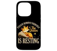 Please remove yourself the queen is resting Custodia per iPhone 14 Pro