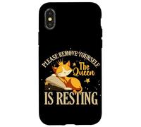 Please remove yourself the queen is resting Custodia per iPhone X/XS