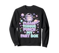 Please Tongue Punch My Fart Box Space Cat Felpa