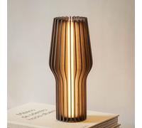 PLEASE WAIT to be SEATED Lampada a batteria RADIANT Legno scuro 10 cm PLEASE WAIT to be SEATED