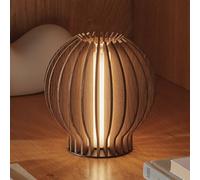 PLEASE WAIT to be SEATED Lampada a batteria RADIANT Legno scuro 14 cm 571384