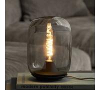 PLEASE WAIT to be SEATED Lampada da tavolo ACORN, grigio, vetro, dimmerabile PLEASE WAIT to be SEATED