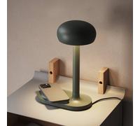 PLEASE WAIT to be SEATED Lampada da tavolo Emendo, verde, superficie di carico PLEASE WAIT to be SEATED
