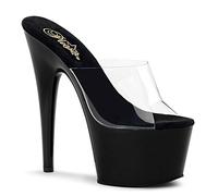 Pleaser Adore-701 Black-Transparent 43