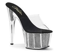 Pleaser Adore-701srs, Sandali Plateau Donna, Clr Blk SRS, 37 EU