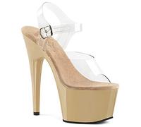 Pleaser ADORE-708 Clr/Cream UK 4 (EU 37)