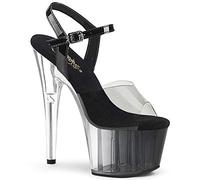 Pleaser ADORE-708T-1 Fumo-Blk/Blk-Clr Ombre