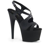 Pleaser ADORE-730 Blk Faux Leather/Blk Matte UK 9 (EU 42)