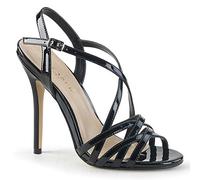 Pleaser AMUSE-13 Blk Pat UK 11 (EU 44)