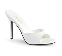 Pleaser CLASSIQUE-01 Wht Kid Pu UK 8 (EU 41)
