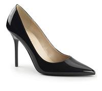 Pleaser CLASSIQUE-20 - Tacones Mujer, Negro (Blk Pat), 45